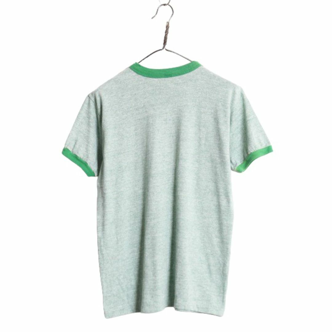70s 80s USA製 ラッセル 3段 カレッジ プリント リンガー T 70s 80s USA製 ラッセル 3段 カレッジ プリント リンガー T