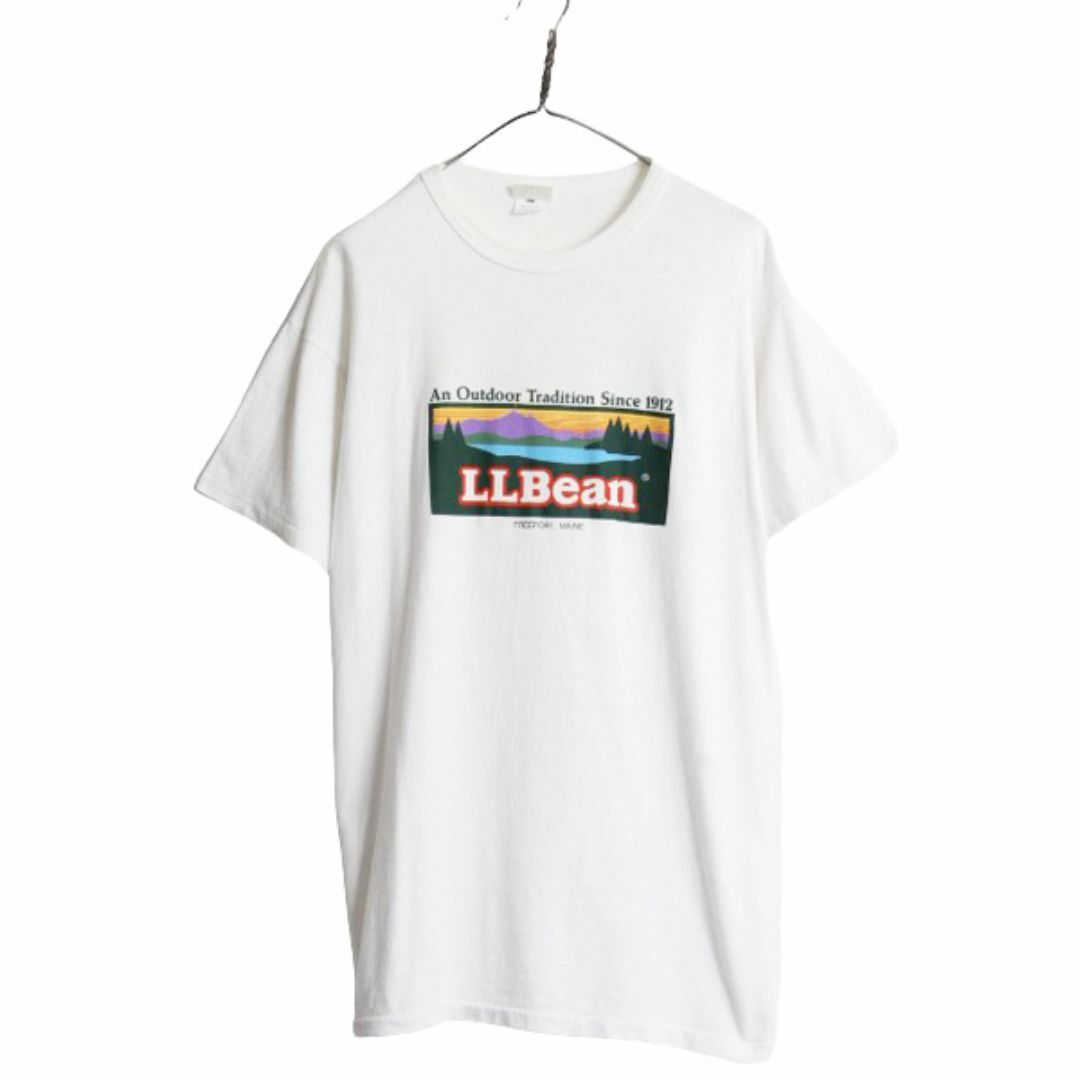 最安値級価格 80s USA製 エルエルビーン カタディン ロゴ プリント Tシャツ 男性用