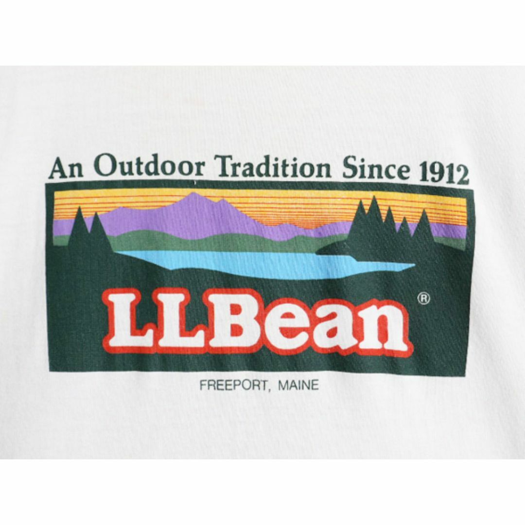 豪華ラッピング無料 80s USA製 エルエルビーン カタディン ロゴ プリント Tシャツ 男性用