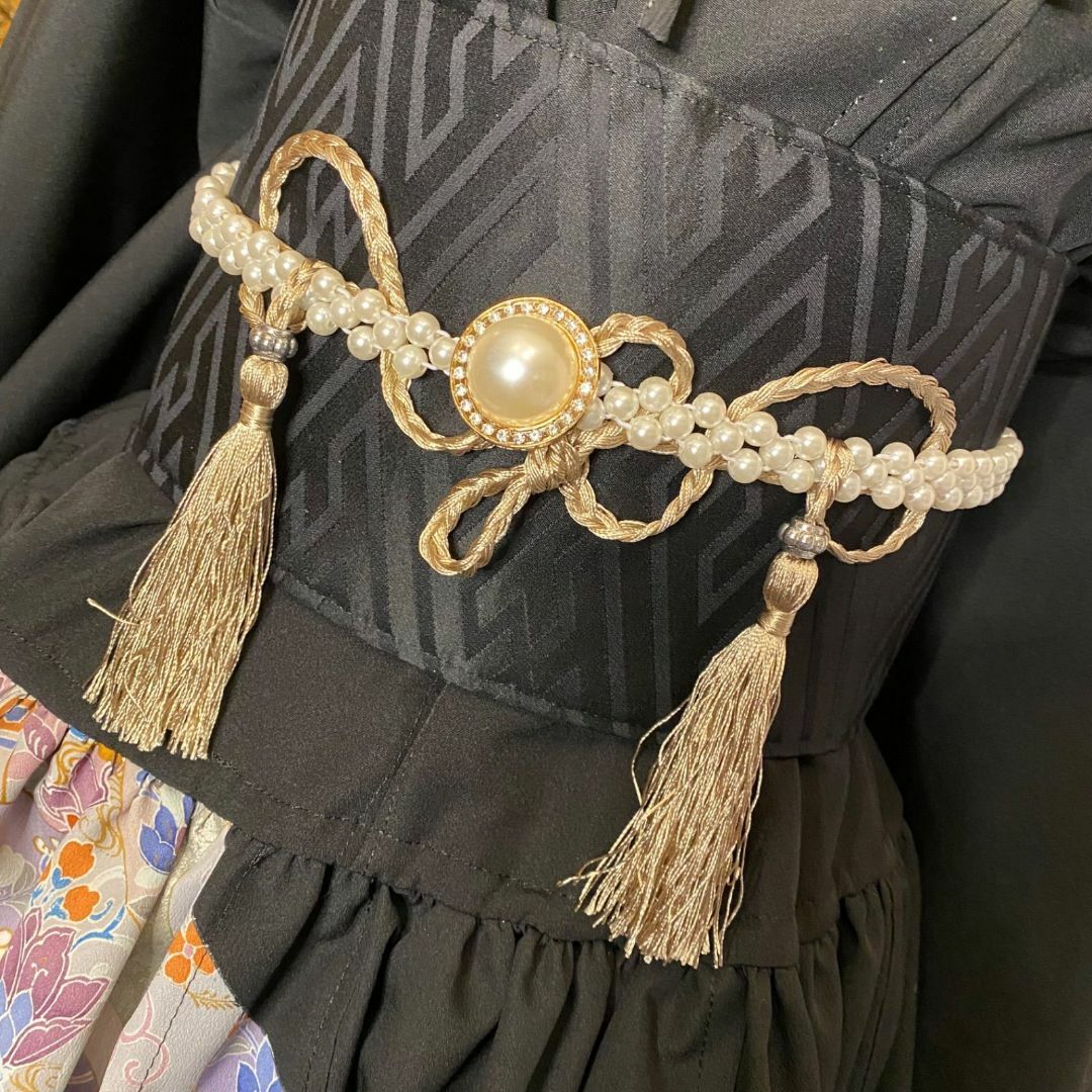 和洋折衷 黒留袖 着物 ミニ丈ワンピース ドレス 2部式作り帯 和 和洋折衷 黒留袖 着物 ミニ丈ワンピース ドレス 2部式作り帯 和