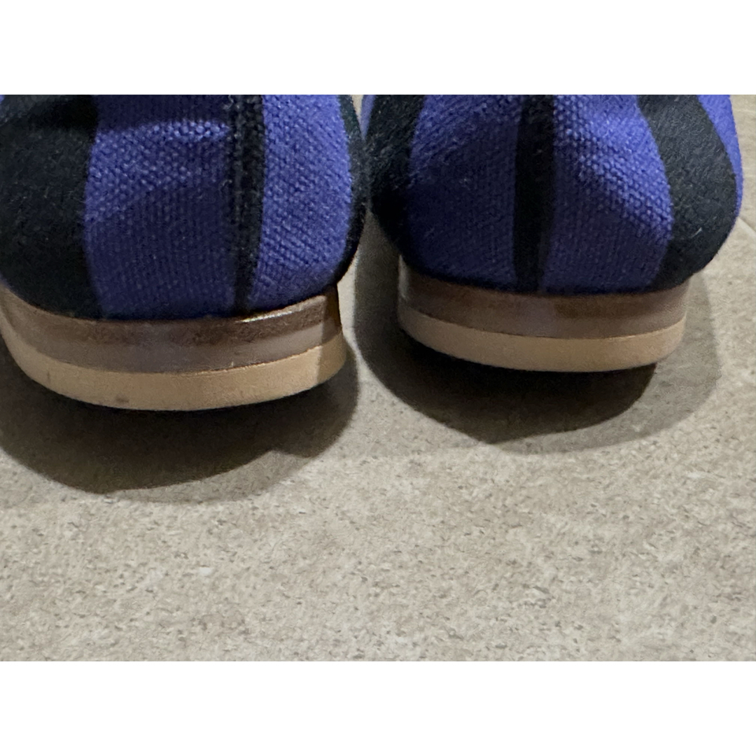 ずっと気になってた PRADA 36 リボン フラットシューズ 靴 - 靴
