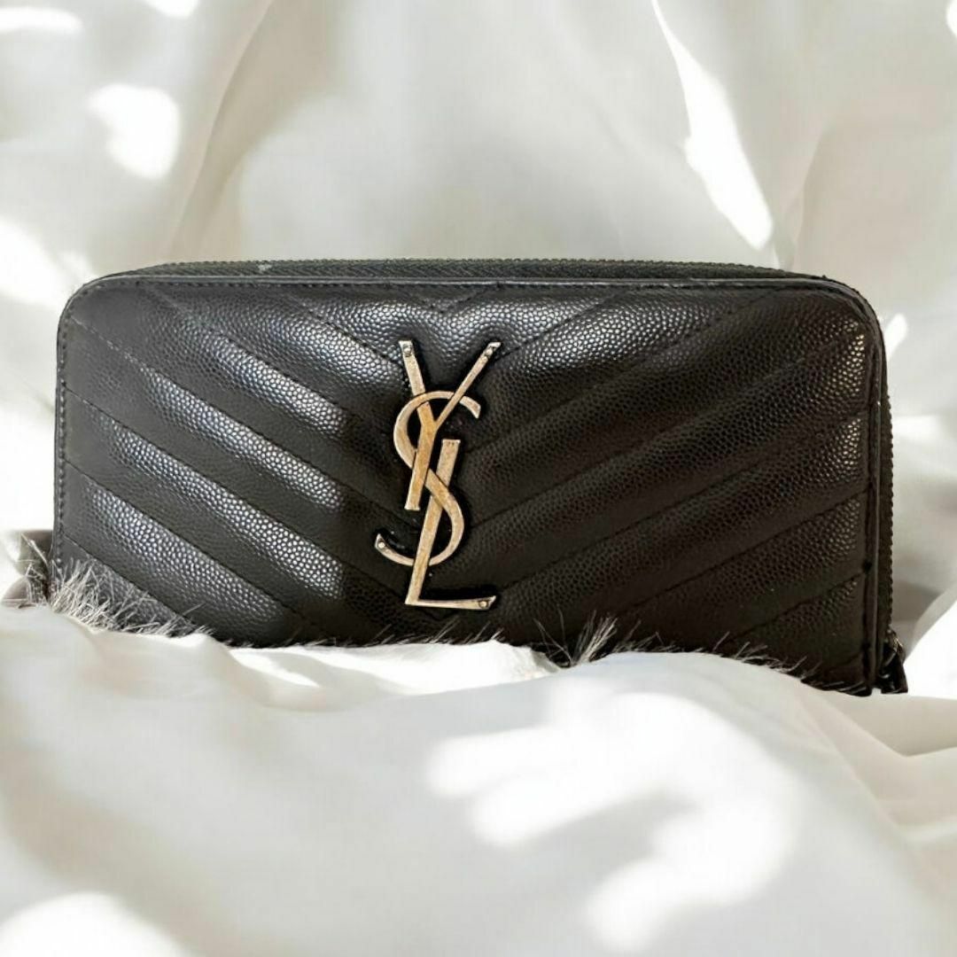 イヴサンローラン YSL Paris ウォレット コンパクト ラウンド イヴサンローラン YSL Paris ウォレット コンパクト ラウンド