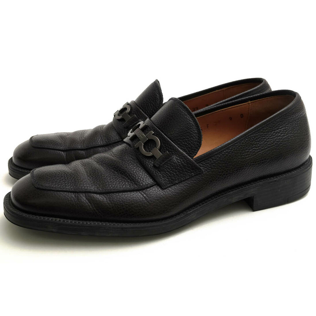 Salvatore Ferragamo ビットローファー くろ 靴 男性用 Salvatore Ferragamo ビットローファー くろ 靴 男性用