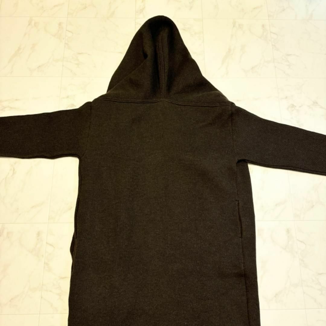ADAWAS KNIT GAWN ウール ニット ガウン ダークブラウン ADAWAS KNIT GAWN ウール ニット ガウン ダークブラウン