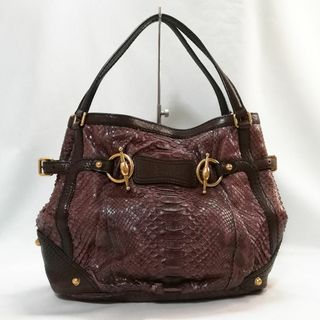 GUCCI - 【美品級】GUCCI(グッチ)パイソントートバッグ GUCCI - 【美品級】GUCCI(グッチ)パイソントートバッグ
