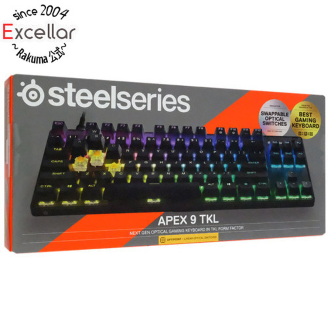 SteelSeries - SteelSeries ゲーミングキーボード Apex 9 TKL JP SteelSeries - SteelSeries ゲーミングキーボード Apex 9 TKL JP