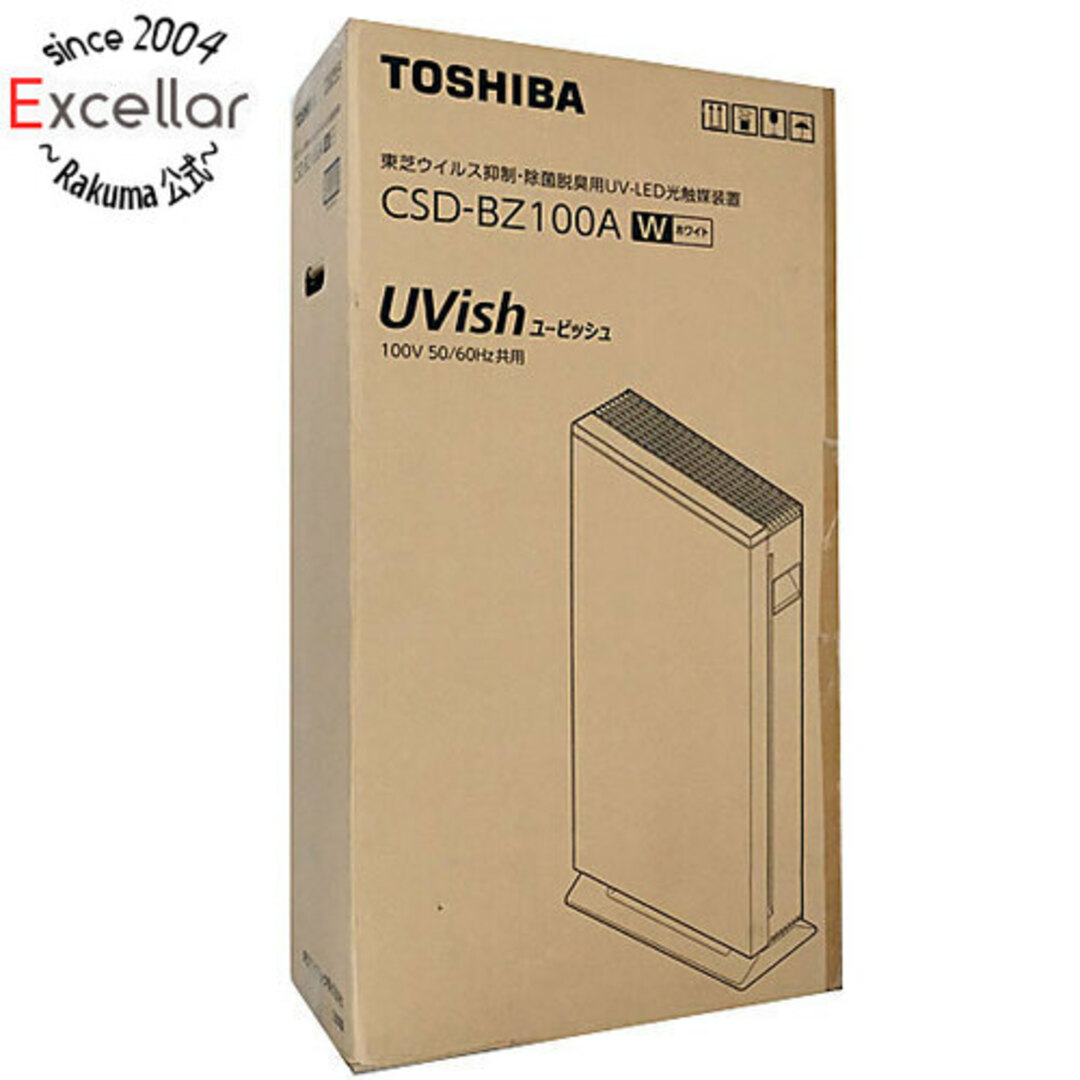 TOSHIBA製 ウイルス抑制 除菌脱臭用UV-LED光触媒装置 UVish 据置 TOSHIBA製 ウイルス抑制 除菌脱臭用UV-LED光触媒装置 UVish 据置