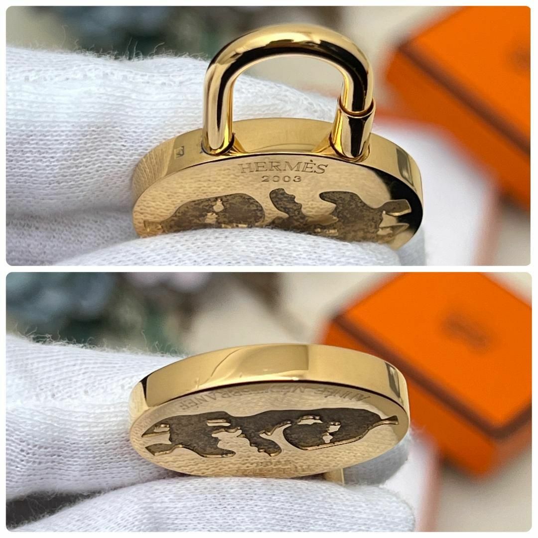 エルメス カデナ チャーム 地中海 ゴールド メタル ペンダント エルメス カデナ チャーム 地中海 ゴールド メタル ペンダント