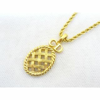 クリスチャンディオール(Christian Dior)の奈080/ DIOR ネックレス ロゴ CD ゴールドカラー (ネックレス)