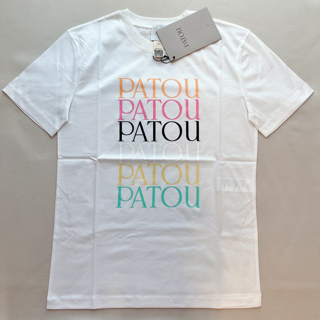 PATOU パトゥ！パトゥ！パトゥ！ロゴ プリント コットン Tシャツ