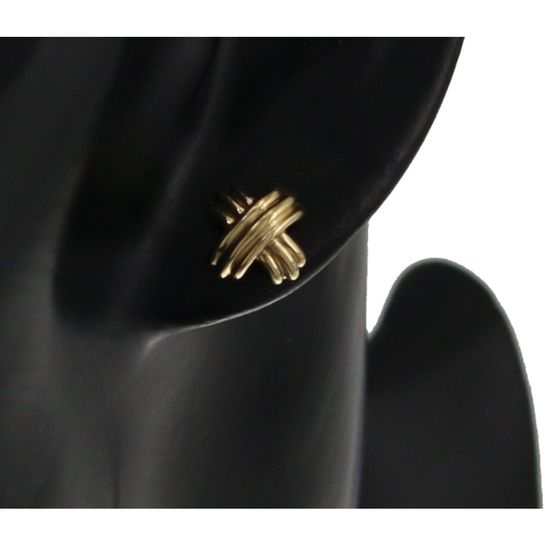 Tiffany & Co. - ティファニー ピアス シグネチャー K18YG 大幅 Tiffany & Co. - ティファニー ピアス シグネチャー K18YG 大幅