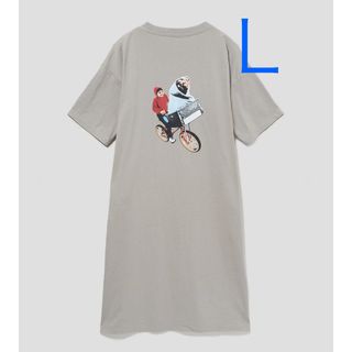 デザインティーシャツストアグラニフ(Design Tshirts Store graniph)のグラニフ　E.T.＆エリオット　マキシTシャツワンピース Lサイズ ET(ロングワンピース/マキシワンピース)