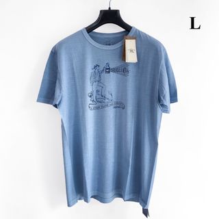 ダブルアールエル(RRL)の24SS 新品 RRL ダブルアールエル ジャージー グラフィック Tシャツ L(Tシャツ/カットソー(半袖/袖なし))