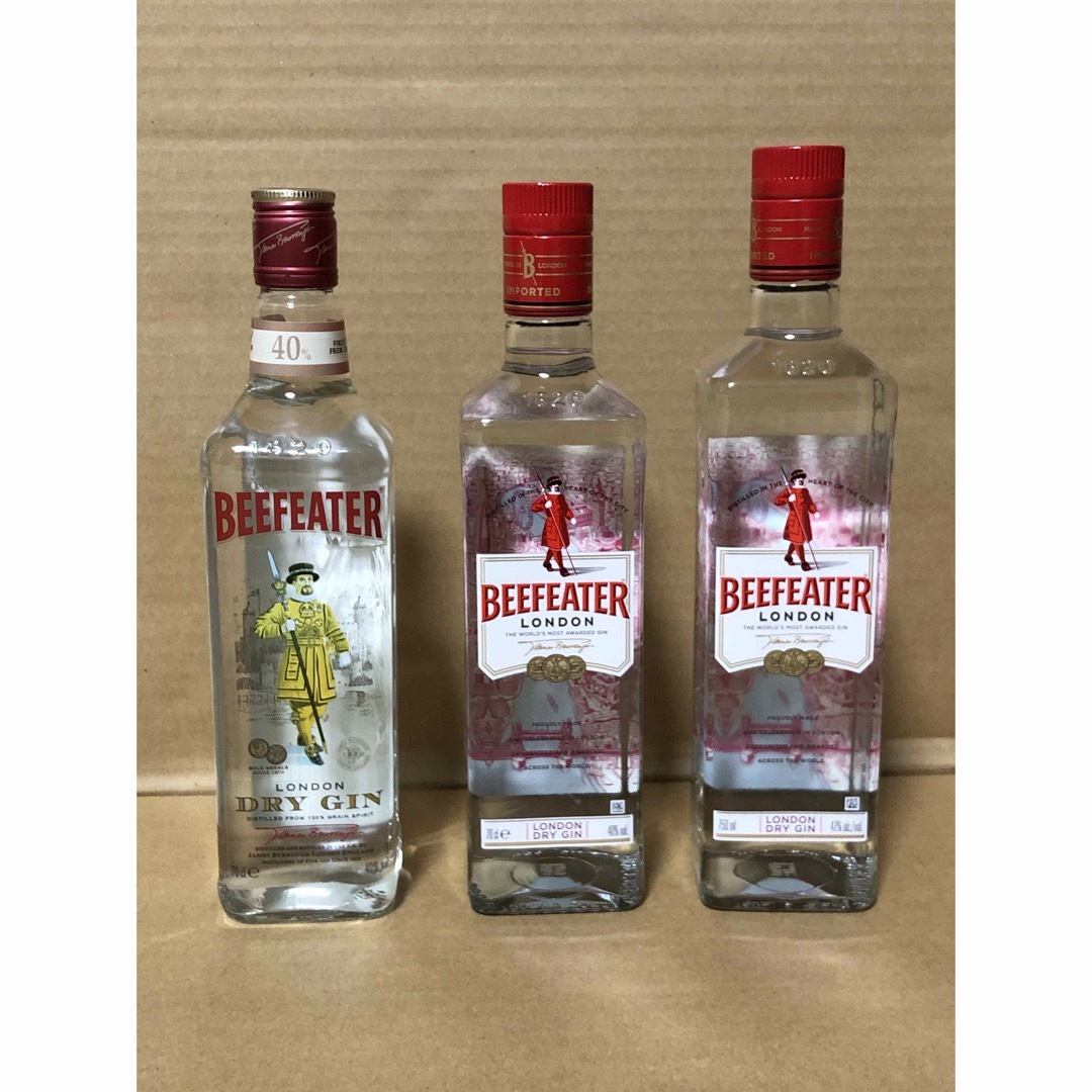 古酒】3本 ジン GIN ビーフィーター BEEFEATER スピリッツの通販 古酒】3本 ジン GIN ビーフィーター BEEFEATER スピリッツの通販
