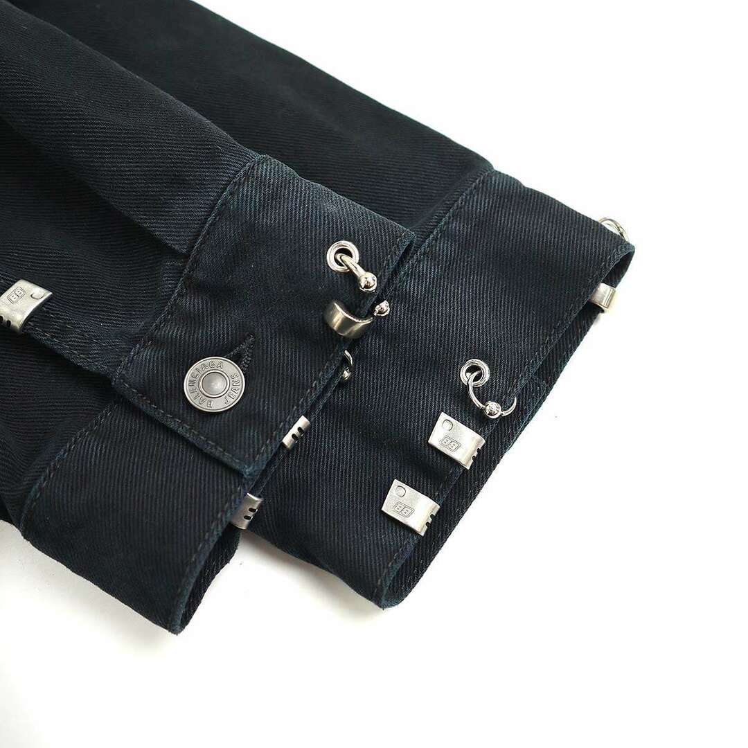 BALENCIAGA - BALENCIAGA バレンシアガ 24SS Pierced Denim BALENCIAGA - BALENCIAGA バレンシアガ 24SS Pierced Denim