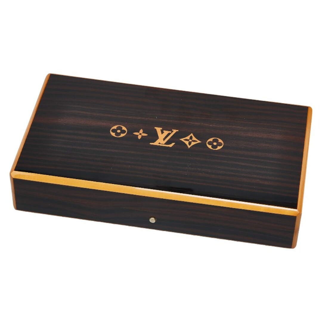 LOUIS VUITTON - ルイ ヴィトン モノグラム コフレ ドゥ ヴォワヤージュ シガーケース 葉巻ケース M58565 ウッド メンズ LOUIS VUITTON 【1-0162361】
