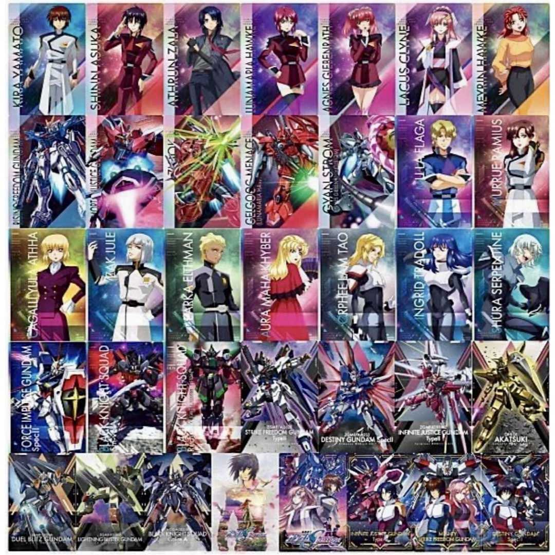 全36種コンプセット ガンダムSEEDFREEDOMウエハース 全36種コンプセット ガンダムSEEDFREEDOMウエハース