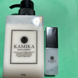 KAMIKA クリームシャンプー本体と詰め替え ヘアオイル KAMIKA クリームシャンプー本体と詰め替え ヘアオイル