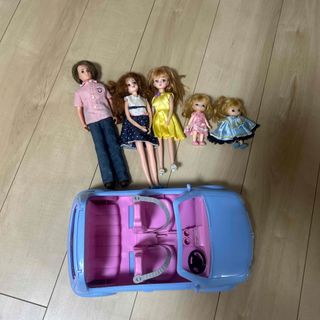 タカラトミー(Takara Tomy)のリカちゃん人形　家族　車(キャラクターグッズ)
