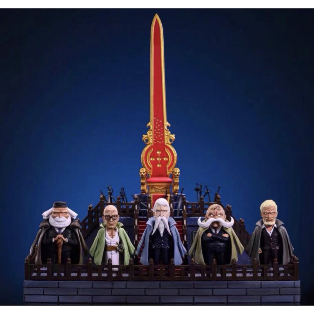 ワンピース One piece 五老星 ごろうせい ガレージキット GKの ワンピース One piece 五老星 ごろうせい ガレージキット GKの