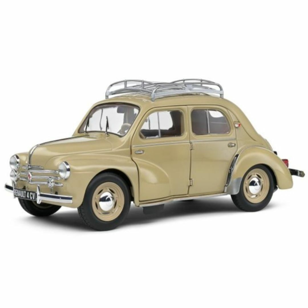 1/18 ルノー4CV 1956 サンドイエロー RENAULT SOLIDO製 エンタメ/ホビーのおもちゃ/ぬいぐるみ(ミニカー)の商品写真