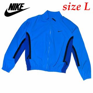 ナイキ(NIKE)の新品　Lサイズ　ナイキ　DNA ウーブン シーズナル ジャケット　ブルー(ナイロンジャケット)