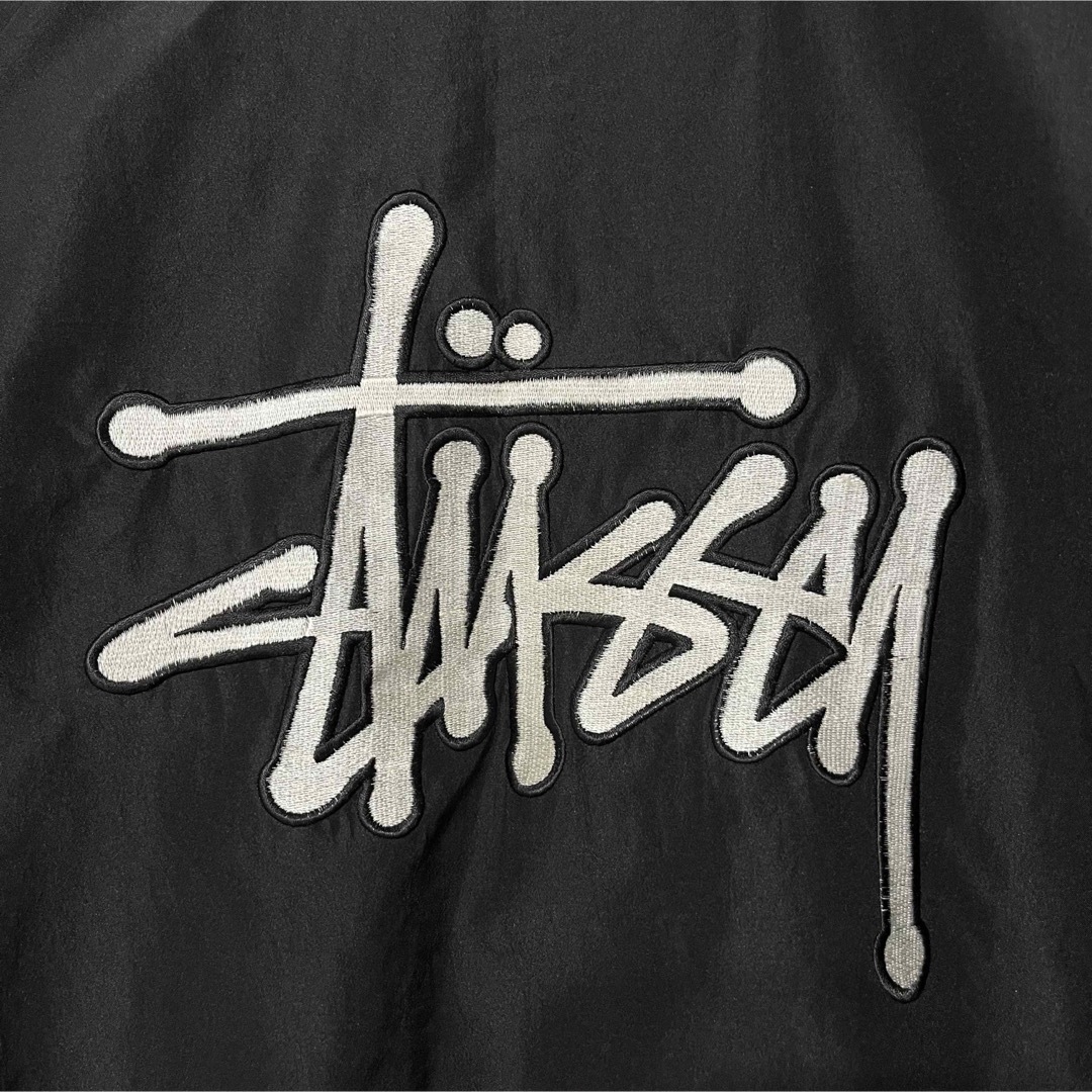 STUSSY - USA製 STUSSY コーチジャケット ロゴ刺繍 シャドーマン STUSSY - USA製 STUSSY コーチジャケット ロゴ刺繍 シャドーマン