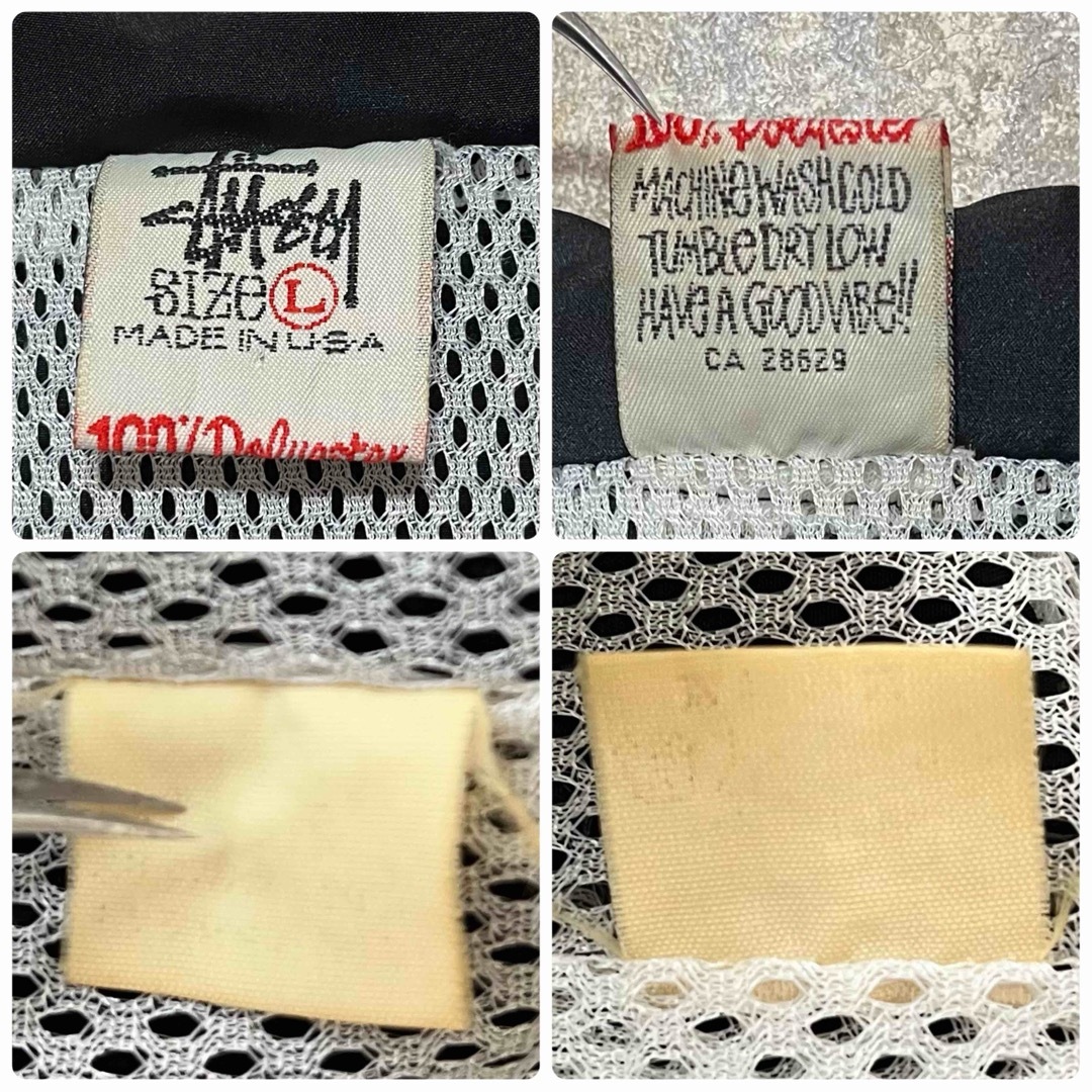 STUSSY - USA製 STUSSY コーチジャケット ロゴ刺繍 シャドーマン STUSSY - USA製 STUSSY コーチジャケット ロゴ刺繍 シャドーマン
