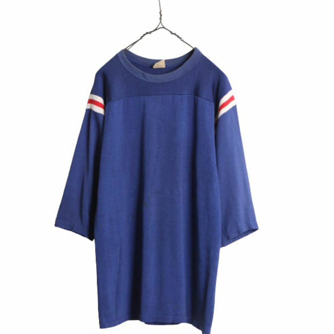 50s USA製 EMPIRE フットボール Tシャツ メンズ L / 古着 50年代 50s USA製 EMPIRE フットボール Tシャツ メンズ L / 古着 50年代
