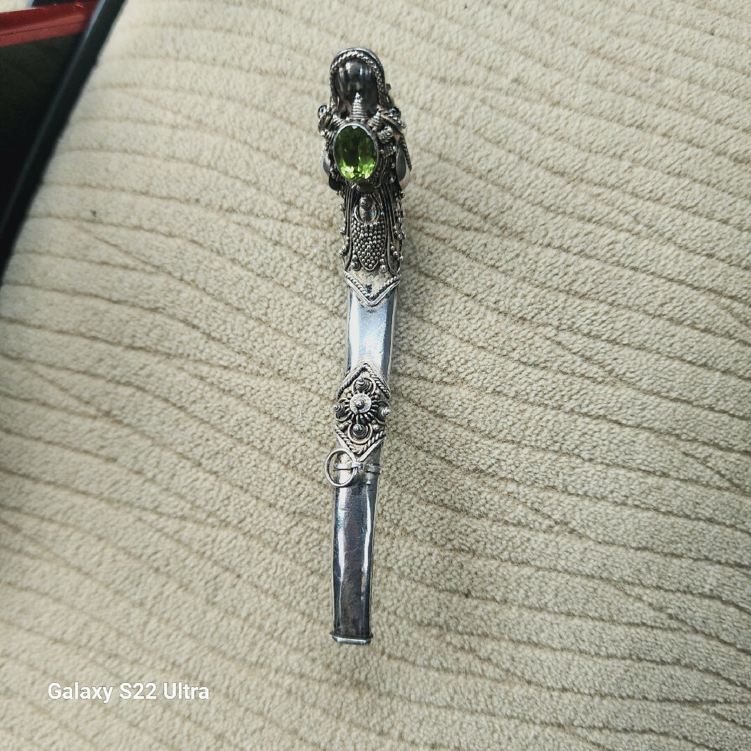 SILVER925 キセル型トップ ドラゴン シルバー パイプ型 アクセサリー SILVER925 キセル型トップ ドラゴン シルバー パイプ型 アクセサリー