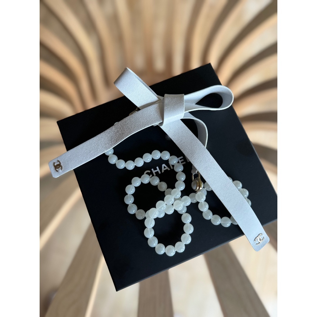 CHANEL - 最終限界価格【新品未使用】 レアカラーホワイト 春夏コレクション ♥リボンベルト
