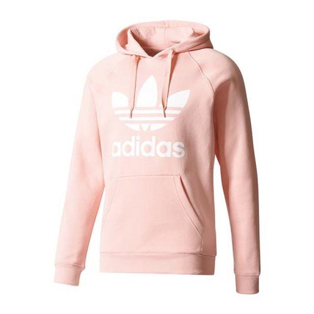 adidas(アディダス)のS【新品/即日発送OK】adidas オリジナルス パーカー ピンク メンズのトップス(パーカー)の商品写真