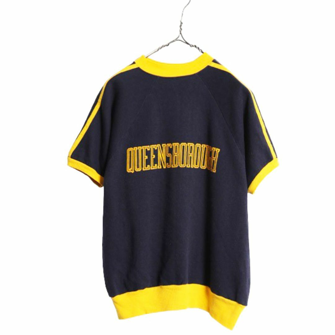 70s カレッジ プリント 半袖 スウェット メンズ XL 小さめ L 程 70s カレッジ プリント 半袖 スウェット メンズ XL 小さめ L 程