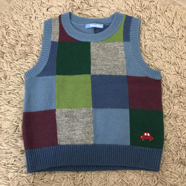 familiar(ファミリア)のファミリア ベスト100- キッズ/ベビー/マタニティのキッズ服男の子用(90cm~)(ニット)の商品写真