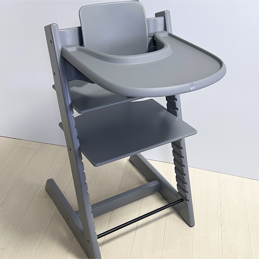 ストッケ STOKKE トリップトラップ グレー ベビーセット トレイ ストッケ STOKKE トリップトラップ グレー ベビーセット トレイ