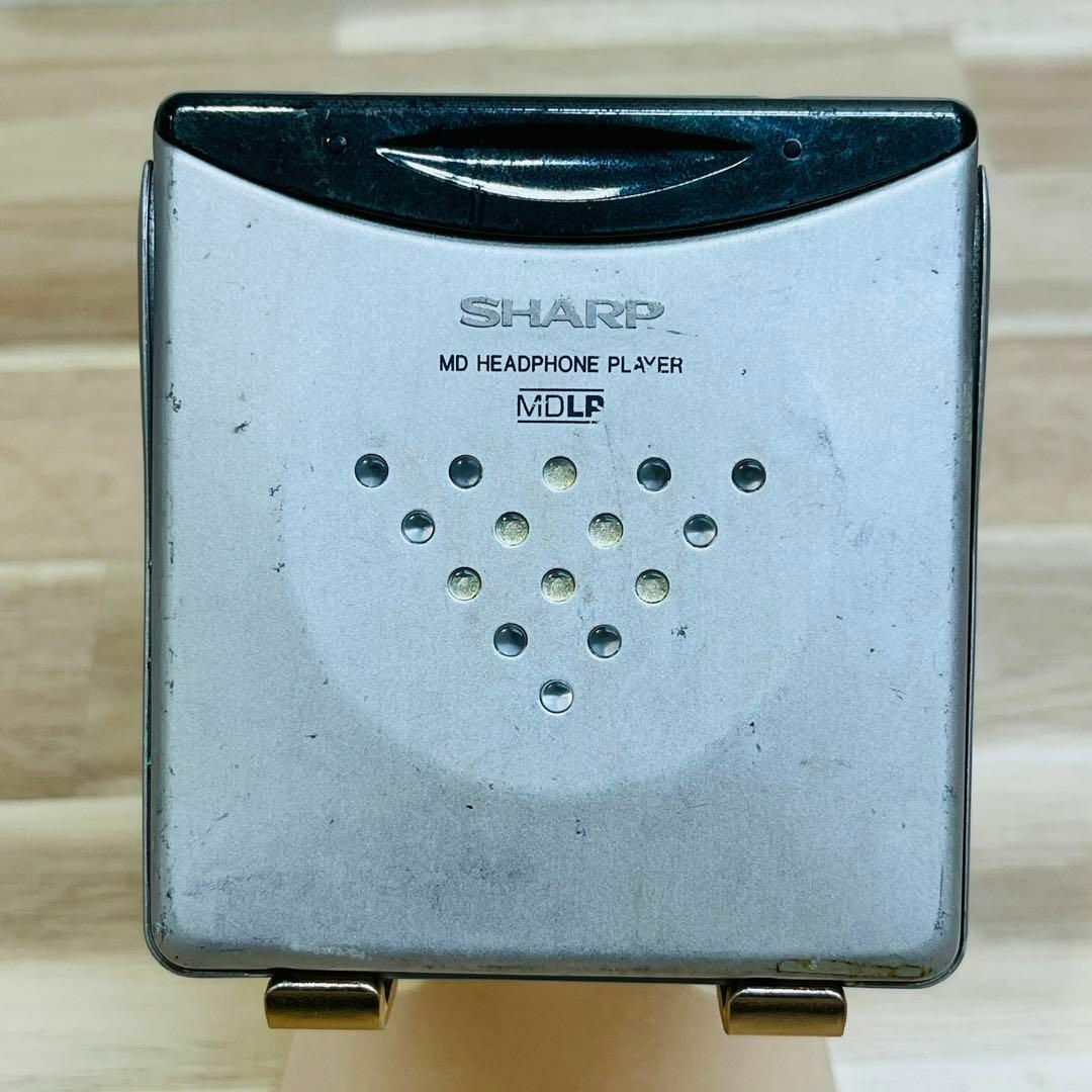 SHARP - SHARP ポータブルMDプレイヤー MD-ST70-S 動作品 MDLPの SHARP - SHARP ポータブルMDプレイヤー MD-ST70-S 動作品 MDLPの