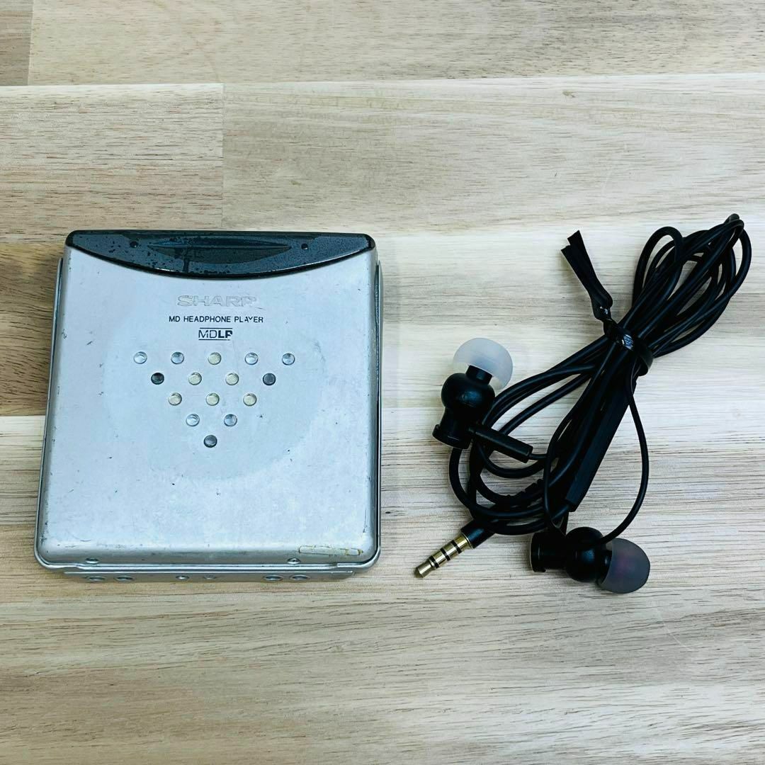 SHARP - SHARP ポータブルMDプレイヤー MD-ST70-S 動作品 MDLPの SHARP - SHARP ポータブルMDプレイヤー MD-ST70-S 動作品 MDLPの