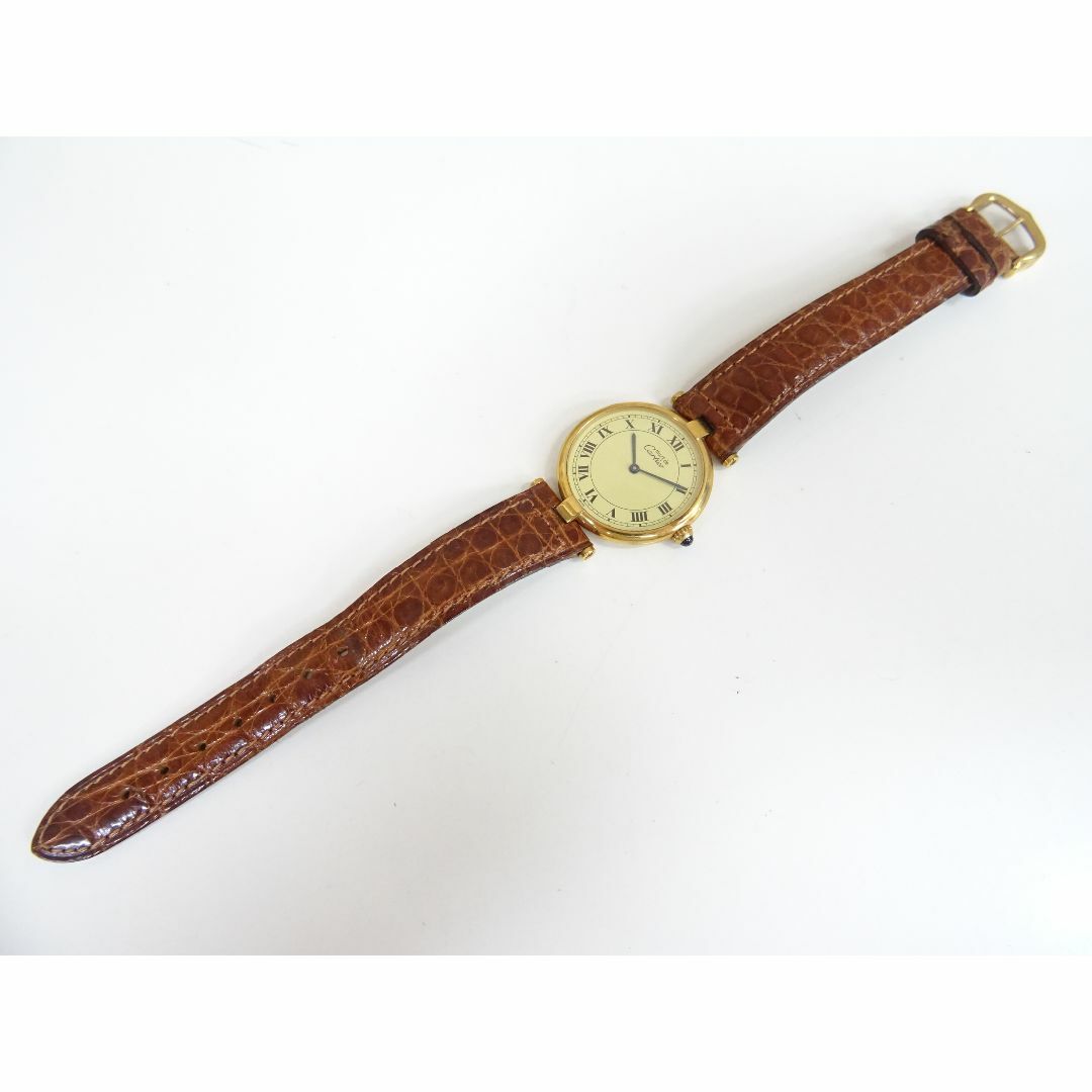 名101 / Cartier VERMEIL 腕時計 クォーツ 925