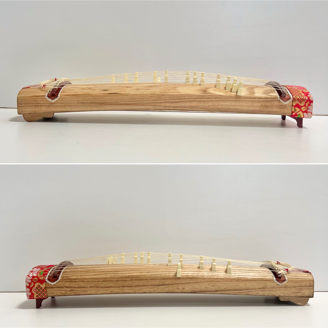 ミニ琴 全長約42cm 短琴 和楽器 謂う 13弦 お筝 お琴 ミニ琴 全長約42cm 短琴 和楽器 謂う 13弦 お筝 お琴
