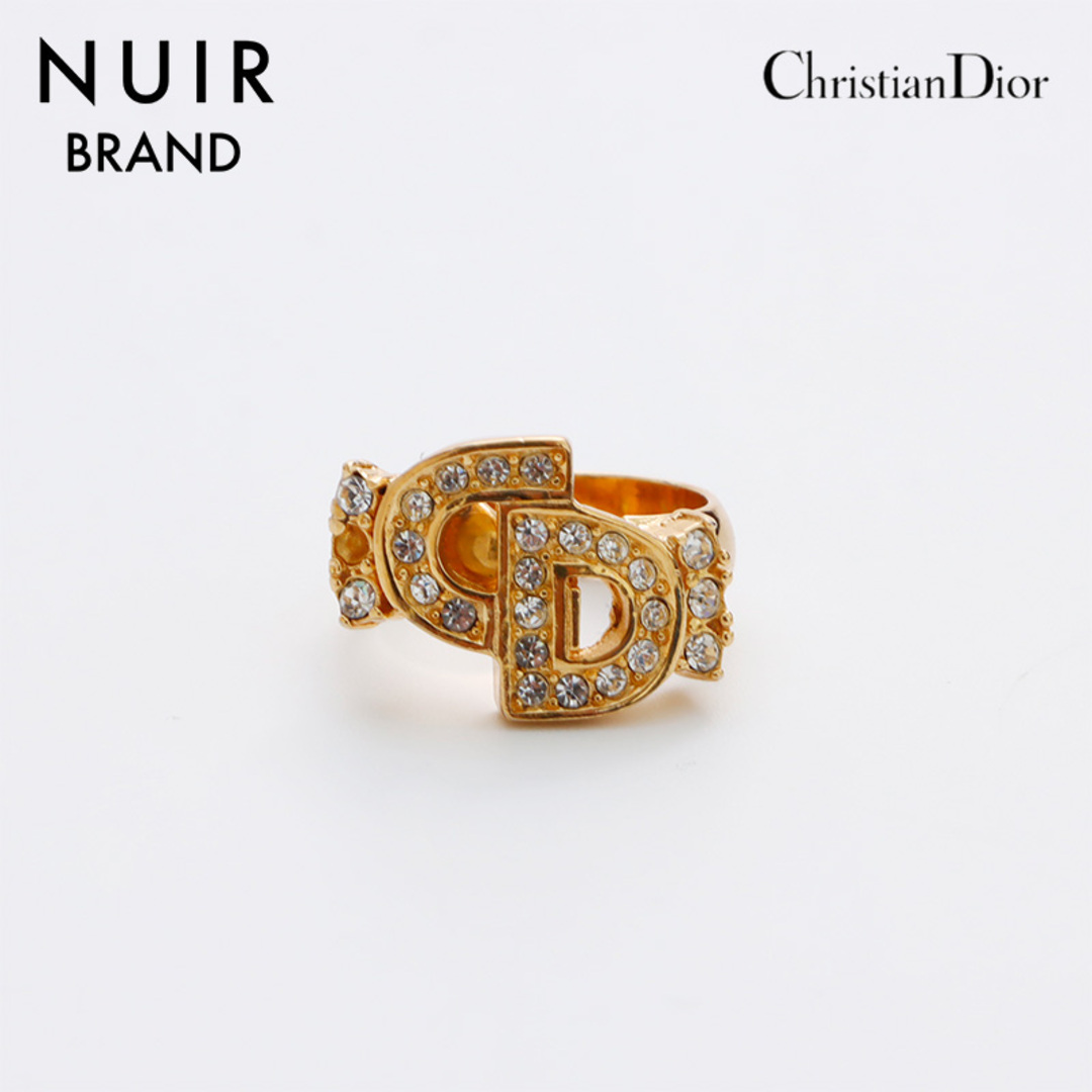 Christian Dior ロゴ リング 指輪 ディオール CD シルバー Christian Dior ロゴ リング 指輪 ディオール CD シルバー