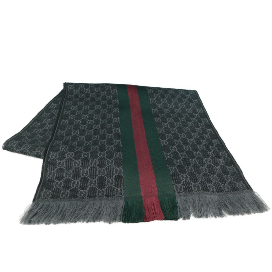 GUCCI - GUCCI グッチ GGパターンマフラー 147351 シルク×ウール GUCCI - GUCCI グッチ GGパターンマフラー 147351 シルク×ウール