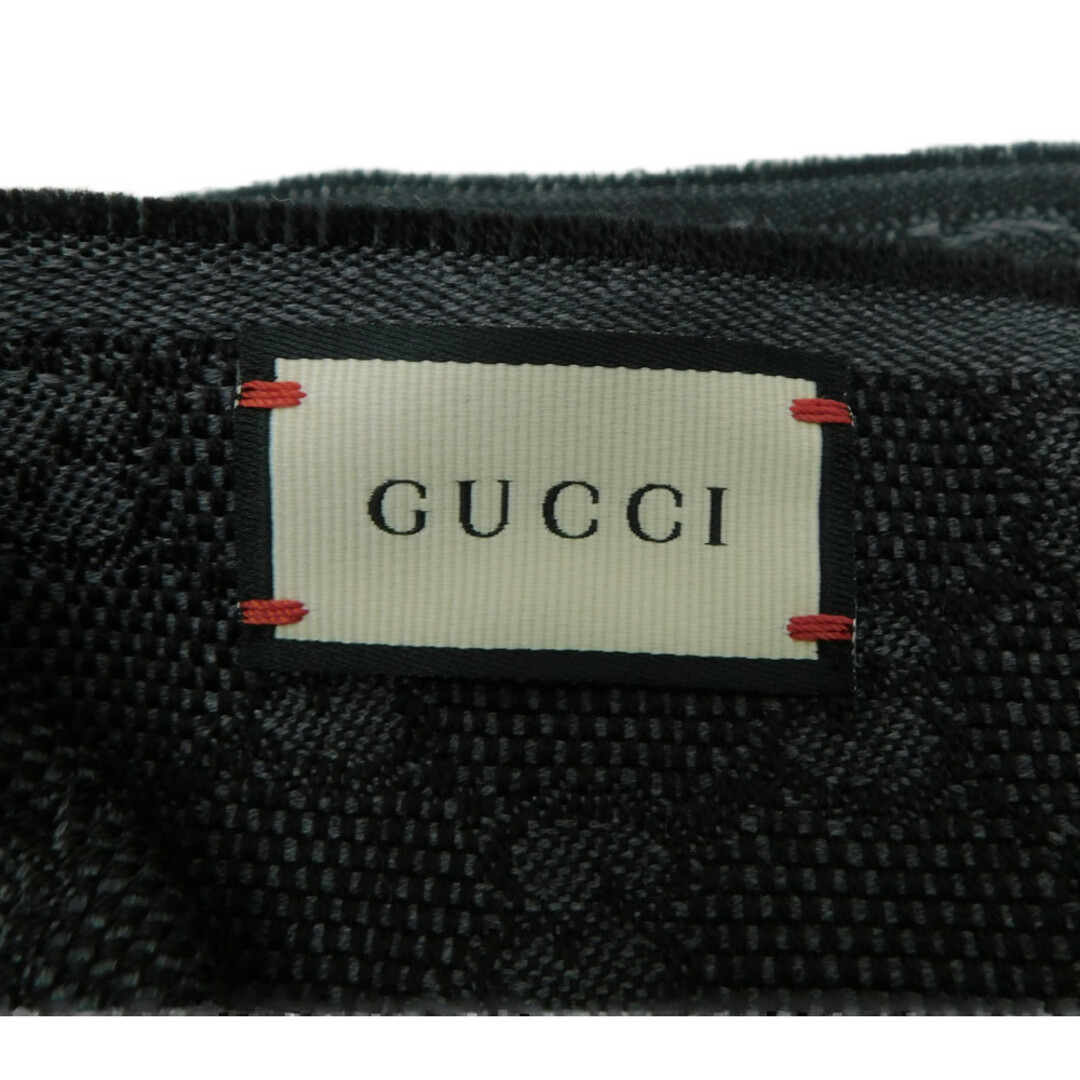 GUCCI - GUCCI グッチ GGパターンマフラー 147351 シルク×ウール GUCCI - GUCCI グッチ GGパターンマフラー 147351 シルク×ウール