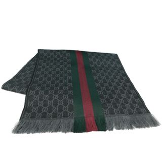 GUCCI - GUCCI グッチ GGパターンマフラー 147351 シルク×ウール GUCCI - GUCCI グッチ GGパターンマフラー 147351 シルク×ウール