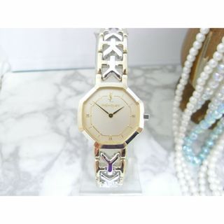 イヴサンローラン(Yves Saint Laurent)の美品　イヴサンローラン　オクタゴン　コンビカラー　レディース　ウォッチ　5(腕時計)