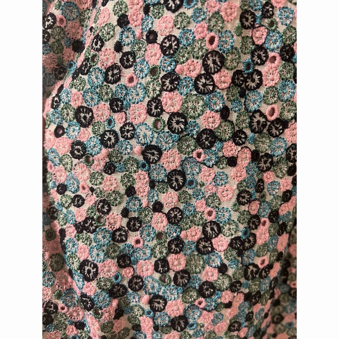minaperhonen 総刺繍ミニワンピース minaperhonen 総刺繍ミニワンピース