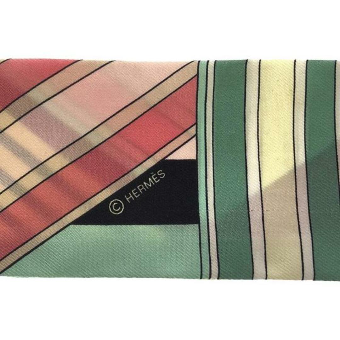 HERMES / エルメス | ツイリー シルクスカーフ | マルチカラー HERMES / エルメス | ツイリー シルクスカーフ | マルチカラー
