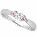 TIFFANY&Co. ティファニー ハーモニー ダイヤモンド ピンクダイヤモンド クラスター リング Pt950 プラチナ 750 K18 PG ピンクゴールド 日本サイズ約7号 #47【送料無料】指輪【中古】22270403