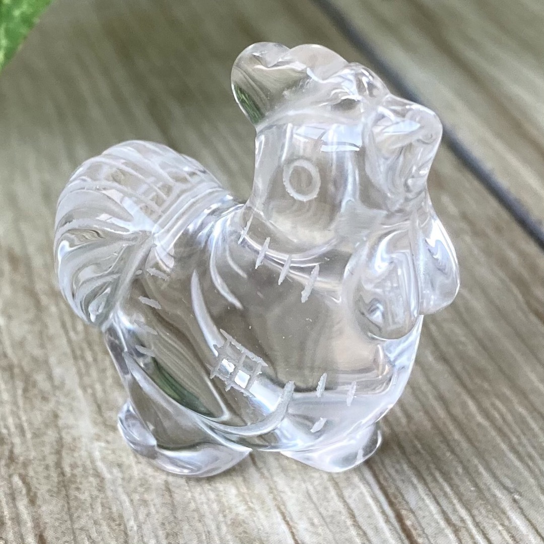 神の使いの鶏で良い運気を取り込む/水晶・鶏/パワーストーン/天然石 神の使いの鶏で良い運気を取り込む/水晶・鶏/パワーストーン/天然石