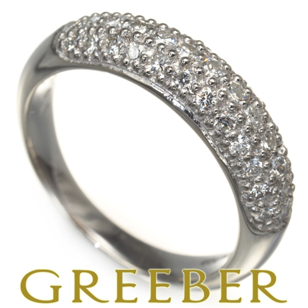 スタージュエリー リング ダイヤ 0.60ct パヴェ 10号 Pt900 大幅 スタージュエリー リング ダイヤ 0.60ct パヴェ 10号 Pt900 大幅