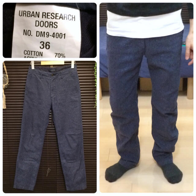 URBAN RESEARCH(アーバンリサーチ)のURBAN RESEARCHツイードパンツメンズ送料込 メンズのパンツ(その他)の商品写真